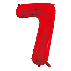 Foil Number 7 - Red (86cm)