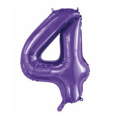 Foil Number 4 - Purple (86cm)
