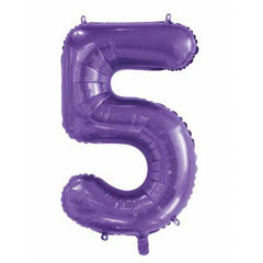 Foil Number 5 - Purple (86cm)
