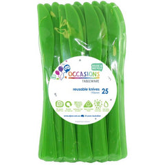 Lime Green Knives (25 pack)