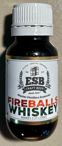 ESB Master Distillers Essences - Fireballs Whiskey Spirit Essence - 50ml