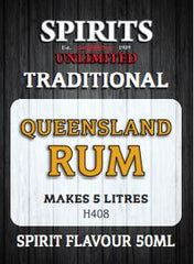 Spirits Unlimited Traditional Queensland Rum Flavour - 50ml