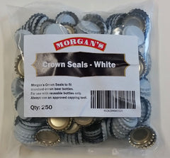 Crown Seals - White x 250