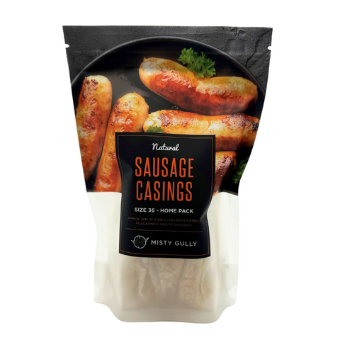All Natural Hog/Pig Sausage Casings – Size 36 – Home Pack