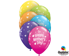 Happy Mothers Day Latex Balloons - (6 pack)