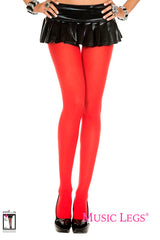 Opaque Tights - Red