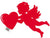 Red Cupid Cutout (42 cm)