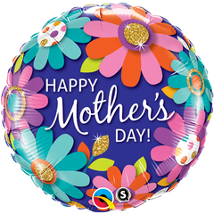 Mothers Day Fashion Floral Foil Balloon - 46cm