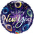 Happy New Year Foil Balloon - 46cm