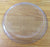 Clear Lid for Black Round 6 Compartment Tray - 380 mm