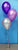 3 Metallic Balloon Arrangement - Staggered
