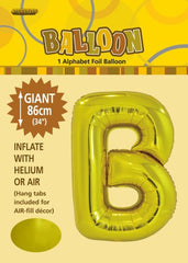 Foil Letter B - Gold (86cm)