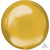 Gold Orbz Shape Foil Balloon  - 40cm