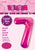 Foil Number 7 - Hot Pink (86cm)