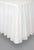 White Plastic Table Skirt - 426cm