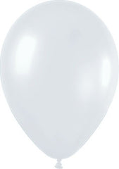 Metallic Pearl Satin White Balloons (100 pack)