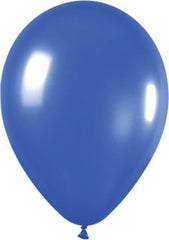 Metallic Pearl Sapphire Blue Balloons (100 pack)