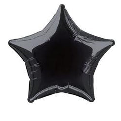 Black Star Foil Balloon - 50cm