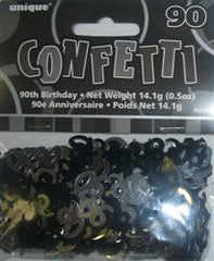 Glitz Black & Silver - 90 Confetti (14 grams)