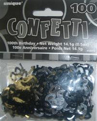 Glitz Black & Silver - 100 Confetti (14 grams)