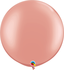 Metallic Round Rose Gold Balloon - 3ft