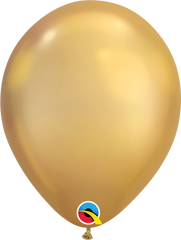 Chrome Latex Balloons 11"/28cm - Gold