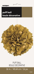 Gold Puff Ball (40 cm)