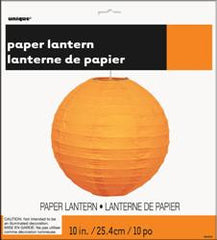 Round Paper Lantern - Orange