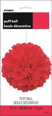 Red Puff Ball (40cm)