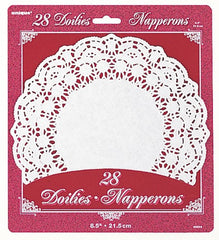 Doilies - White 21.5cm (28 pack)
