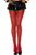 Opaque Striped Tights - Black/Red