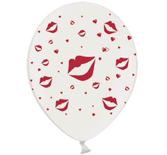 Helium Quality Printed Hot Lips Balloons