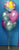 Baby Shower Foil (Duck) & 6 Metallic Balloon Arrangement - Stacked