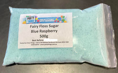 Fairy Floss Sugar - Blue Raspberry 500g