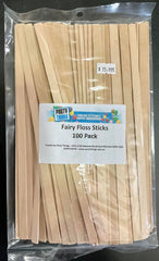 Fairy Floss Sticks - 100 pack