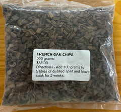 French Oak Chips 500g