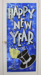 New Year Door Poster - Holographic