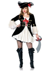 Pirate Dress - Red Lace Up (Hire Only)