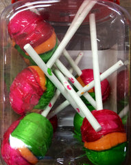 Rosey Apples Lollipops - 9 pieces