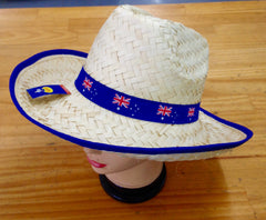 Aussie Straw Surf Hat - Adult