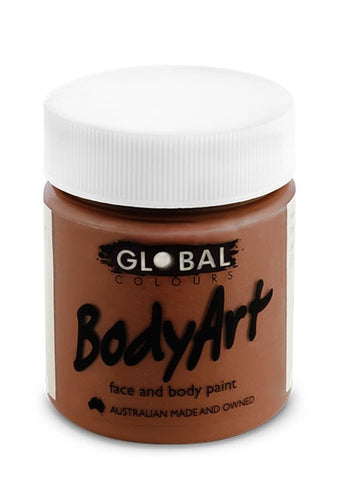 Body Art Face Paint - Brown - 45ml