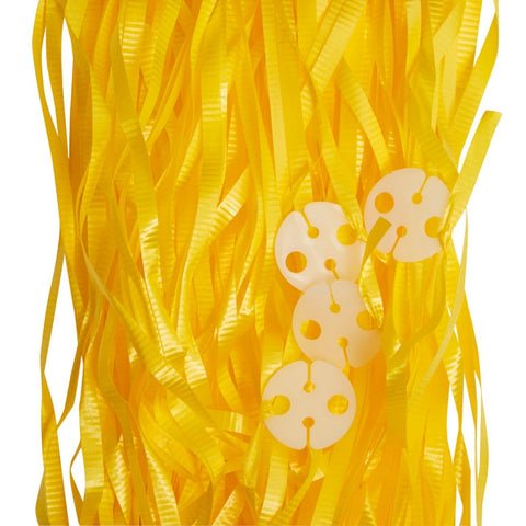 Balloon Ribbons - Yellow (25 pack)