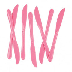 Candy Pink Plastic Knives (25 pack)