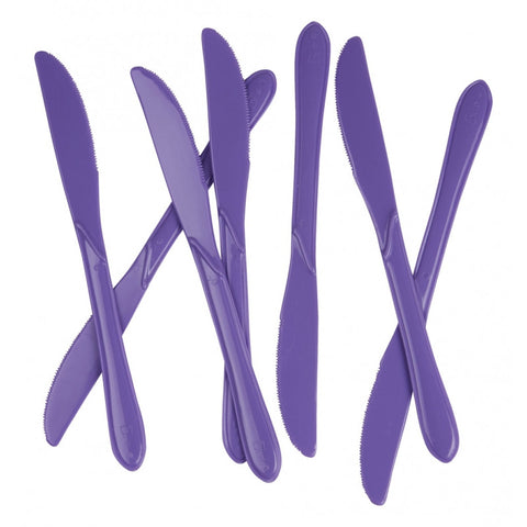Lilac Plastic Knives (20 pack)
