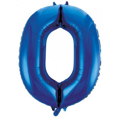 Foil Number 0 - Royal Blue (86cm)