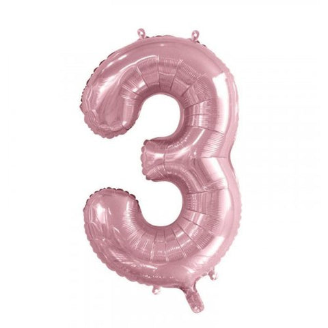 Foil Number 3 - Light Pink (86cm)