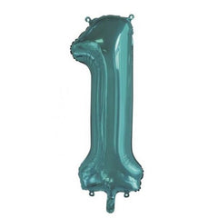Foil Number 1 - Teal (86cm)