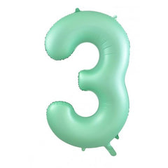 Foil Number 3 - Mint (86cm)