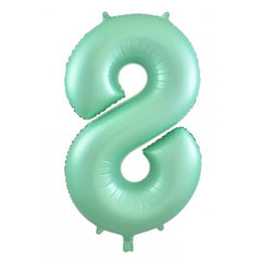 Foil Number 8 - Mint (86cm)
