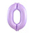 Foil Number 0 - Lilac (86cm)
